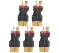 CHICIRIS Adattatore Batteria RC, Materiale Plastico, Spina T da 5 Pezzi Al Connettore XT60 per Caricatore ESC Drone Modello Aereo RC, Ideale per Hobbisti