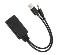 CHICIRIS Adattatore Bluetooth AUX Ricevitore AUX Bluetooth ABS Trasmissione Senza Perdite 5.0 Plug and Play per lo Streaming di Musica in Auto Adatto per la Serie 1 3 5 6 7