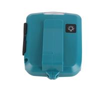 CHICIRIS Adattatore di Alimentazione LED a Batteria Al Litio, Doppia (#2) | Uscita porta 12V, ideale per l\'illuminazione domestica, 3 livelli di luminosità, molteplici scenari di utilizzo