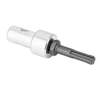 CHICIRIS Adattatore per trivella di terra durevole, connettore per trivella di terra per trapano elettrico conico, gambo tondo resistente all'usura 2 pozzo robusto per lavoratori professionisti