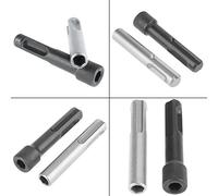 CHICIRIS Adattatori Portatili Portapunte SDS con Codolo Esagonale Magnetico 2 Pezzi per Cacciaviti Elettrici e Pneumatici, Portapunte Esagonali da 1/4" in Acciaio Al Cromo Vanadio per Trapani