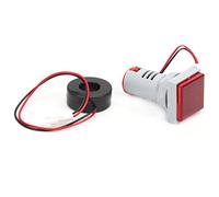 CHICIRIS Affidabile AD16-22FVA 2IN 1 Voltmetro Amperage Tensione Misuratore di Potenza per i Valori di Monitoraggio (rosso)
