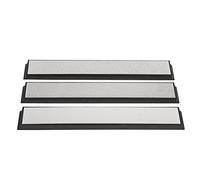 CHICIRIS Affilacoltelli Whetstone Durevole Mola Set per Utensili da 240/600/1000 Cerniera per Coltelli Forbici Taglierina Argento 3 pz