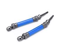CHICIRIS Albero di Trasmissione Posteriore RC, Gruppo in Acciaio CVD in Metallo per Auto RC 1/10 4WD, Controllo e stabilità Migliorati, Compatibile con Slash e Rustler (BLUE)