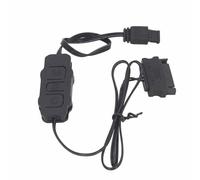 CHICIRIS Alimentatore Controller ARGB da 5 V a 3 Pin per un Facile Controllo 'illuminazione di Ventole e Strisce PC ARGB (BLACK)