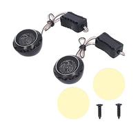 CHICIRIS Altoparlanti Tweeter per Auto, Coppia Tweeter a Cupola in Alluminio ABS 140 W Max 4 Ohm 89 DB Suono Chiaro per Audio per Auto con Risposta da 3,5 KHz a 22 KHz per i Conducenti