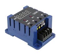 CHICIRIS Amperometro Digitale CA SZC06, Misuratore di Corrente 0,3-50 A con Allarme Limite Inferiore Superiore e Uscita relè, per Monitoraggio Circuito Elettrico CA 110-220 V (200A)