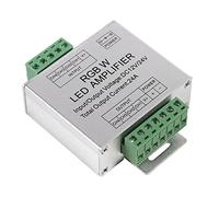 CHICIRIS Amplificatore LED RGBW, Controller Ripetitore Segnale Dati a 4 24A DC12 24V con PWM per Strisce Luminose LED RGBW 3528 5050 SMD Holiday Show Exhibition