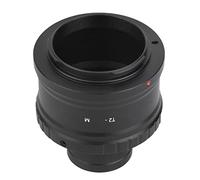 CHICIRIS Anello Dell'Adattatore per Lenti Neri M -M in Lega di Alluminio T2-M per la Telecamera a Montaggio, Adattatore a Telecamera in Metallo Solido e Sicuro per la Porta del Telescopio da 1,25