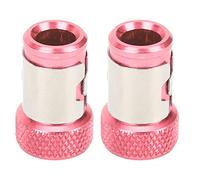 CHICIRIS Anello Magnetizzatore 1/4 Pollici Universali per Accessori per Bit, Acciaio in Lega Resistente per Strumenti Hardware (rosso)