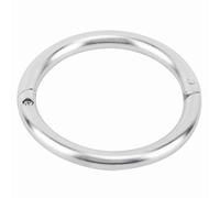 CHICIRIS Anello per Naso di in Acciaio Inossidabile, con Bloccaggio Automatico, Antiruggine, Strumento per L'allevamento del Bestiame con Superficie Liscia e Priva di (L)