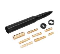 CHICIRIS Antenna per Auto, Antenna Telescopica Corta da 5,4 a 11,8 Pollici con Lunghezza Regolabile, Finitura Anodizzata Maggiore Durata con Facile Installazione per Chevy 1500 2500 3500