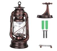 CHICIRIS Applique Da Parete Esterna in Bronzo Dorato Illuminazione in Stile Industriale Lanterna Montata Su Paralume in Vetro Chiaro Vintage Applique Da Parete Rustica Per Esterni Per(Bronzo rosso)