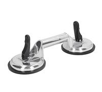 CHICIRIS Aspirazione Sotto Aspirazione Piatto in Vetro Lettiera in Lega di Alluminio in Lega 80 Kg di Sollevamento Bever per Vetro, Piastrelle, Specchi, Design Ergonomico per un Semplice (2