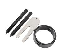 CHICIRIS Attrezzo per Compressore Molla Forcella Moto, Kit Resistente in Acciaio e Alluminio per Riparazione Forcella a Cartuccia Invertita, con Adattamento Universale per Forcelle