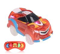 CHICIRIS Auto da Pista con Luci a LED, Auto Illuminata con Telecomando | Materiale ABS, Compatibile con la Maggior Parte delle Piste da Corsa, Funzioni Avanti/indietro/musica, 6 Luci LED