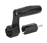 CHICIRIS Avvolgitore Compatto per Corde per Chitarra, Strumento di Rimozione Perno del Ponte Staccabile per Cambio Rapido delle Corde, Nero