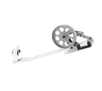 CHICIRIS Avvolgitore per Bobina per Macchina da Cucire Industriale, Ruota Piccola da 2,5 Pollici in Acciaio Inossidabile con Trasmissione a Cinghia Trapezoidale, per Macchine Ad Ago