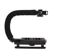 CHICIRIS Azione Video Stabilizzando Impugnatura Impugnatura Stabilizzatore della Fotocamera a Forma di per la Spugna Addominali Neri Multi -angoli