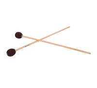 CHICIRIS Bacchette per Marimba Premium con Manico in Legno di Faggio, Testa Professionale in Filato Misto, Bacchette per Percussioni per Xilofono e Musicisti Marimba (Caffè)