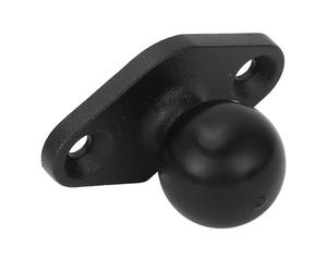 CHICIRIS Base per Montaggio a Sfera da 1 Pollice, Piastra Adattatore AMPS | Testa a Sfera in Gomma Lavorata a CNC di Grado Marino, Modello AMPS a 2 Fori per Auto da Camion per Kayak da Barca,