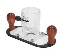 CHICIRIS Base rifinitore per lavorazione del legno, durevole e regolabile per accessori per macchine da taglio da 65 mm