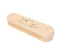 CHICIRIS Batacchio da Sarto in Legno Strumento Efficiente per Appiattire il Tessuto per gli Appassionati di Cucito Batacchio da Sarto in Legno Massello con Scala