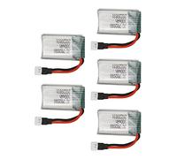 CHICIRIS Batteria Al Litio da 3,7 V 300 MAh, Batteria per Drone RC Ad Alta capacità con Prestazioni di Corrente Stabili, per Drone Telecomandato E55 FQ777 FQ17W DFD F180 FY530 U816 U830