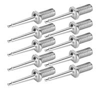 CHICIRIS Bestiame 10 Pezzi Perno per Marchio Auricolare in Acciaio Inossidabile Durevole per Bovini, Suini, Ovini, Sostituisce L'ago per Marchio Auricolare, Adatto per la Maggior Parte delle Pinze