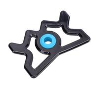 CHICIRIS Billiard Bridge Head Pool Cue Bridge Head in plastica plastica multiangolo di precisione portatile leggero con base antiscivolo per tavolo da biliardo (blue)