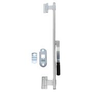 CHICIRIS Blocco della Barra della Camma Porta del Rimorchio, Kit di Bloccaggio a Camma a Cerniera in Metallo 36 Pollici con Accessori Completi per Rimorchio Chiuso della Porta Laterale