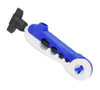 CHICIRIS Bobinatore per Lenza, Avvolgitore per Mulinello Regolabile con Caricamento Regolare per Canne da Pesca, Strumento Portatile e Leggero per i Pescatori (Bianco Blu)