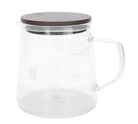 CHICIRIS Bollitore per caffè Trasparente con Vetro Resistente Al Calore e Manico Isolato per caffè, tè, Latte, Succhi 316-337 G (300ML)