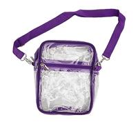 CHICIRIS Borsa a Tracolla Trasparente in PVC Trasparente per la Sicurezza | Materiale in PVC Resistente, Tracolla Regolabile, Facile Accesso con Cerniera, Leggero per i Viaggi, Unisex per Concerti o