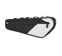 CHICIRIS Borsa da Bici da 2,5 Litri Pusca di Stoccaggio a Triangolo in Poliestere con Cavi per Le Bici da Viaggio per Road Mountain Ampie Sala Interni Protettivi Leggeri Eleganti (White)