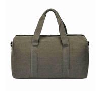 CHICIRIS Borsa da viaggio per borsone di grande capacità, borsa in tela leggera per uomo, donna, borsa da yoga per il fine settimana per sport all'aria aperta, Verde militare, L, informale