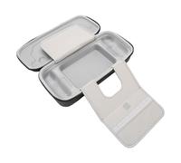 CHICIRIS Borsa di Stoccaggio della Console da Gioco Portatile con Shell Duro Portatile per il Mazzo di Vapore, Custodia di Viaggio Protettiva con Supporto Incorporato, Ideale per i Giocatori (grigio