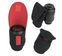CHICIRIS Borsa di Stoccaggio Protettivo per Lenti per Fotocamera Imposta Leggera per gli Amanti della Fotografia SLR Neoprene Black 5pcs, Custodia per la Conservazione delle Lenti della Fotocamera