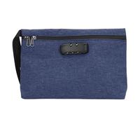 CHICIRIS Borsa per l'odore con serratura combinata, in poliestere a carbone attivo a prova di odore diversamente facile da trasportare, per borsa da viaggio zaino, Blu mare, casual