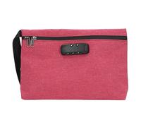 CHICIRIS Borsa sicura per l'odore con serratura combinata, in poliestere a carbone attivo a prova di odore diversamente facile da trasportare, per borsa da viaggio zaino, Colore: rosa., casual