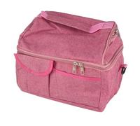 CHICIRIS Borsa Termica per Latte Materno di Grande capacità, Rosa Rossa, con Tracolla Regolabile, per Lavoro e Asilo Nido, Portapranzo Isolato in Tessuto Oxford Impermeabile