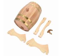 CHICIRIS Botte di Vino in Rovere, Botte di Invecchiamento di Whisky in Legno Fatta a Mano con Rubinetto in Plastica per Conservare Vino, Brandy, Tequila, 1,5 L 3 L 5 L 10 L Opzionale (5L)