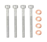CHICIRIS Bullone e Rondella Iniettore, Bullone Dell'Iniettore e Rondella Sostituzione del Kit di Bulloni della Guarnizione Dell'ugello Iniettore di Carburante per OM651 Quasi Tutti i