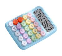 CHICIRIS Calcolatrice colorata con tastiera meccanica, tastierino numerico per scuola e ufficio, calcolatrice elettronica multifunzione colorata da tavolo per calcoli accurati (blu cielo)