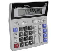 CHICIRIS Calcolatrici Desktop, Calcolatore Solare con Durata della Batteria Lunga 12 Cifre Calcolatrice a Energia Solare Calcolatrice di Uffici LCD per il Calcolo della Funzione Standard di Base