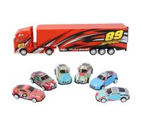 CHICIRIS Camion Giocattolo per Bambini, Grande Veicolo in Lega con (stile | **Cabina in Lega Resistente, Carrello in Plastica Realistico, Azione Interattiva a Trazione Posteriore, Carica Piccoli