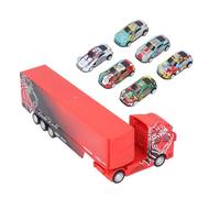 CHICIRIS Camion Giocattolo per Bambini, Grande Veicolo in Lega con (Stile | **Cabina in Lega Resistente, Carrello in Plastica Realistico, Azione Interattiva a Trazione Posteriore, Carica Piccoli