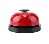 CHICIRIS Campanello per Cani, Campanello da Addestramento in Ferro per Cani e Gatti, Giocattolo Interattivo con Suono Divertente per Addestramento all'obbedienza e Tempo di Gioco (rosso)
