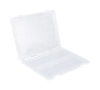 CHICIRIS Cancella di Archiviazione dei Documenti Clear, Blocco Fibbia Sicuro in Plastica Trasparente, Casella di Archiviazione dei File di Visualizzazione di Contenuti Facili, per le Aule (A4)