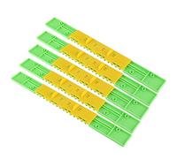 CHICIRIS Cancello D'ingresso della Porta Dell'alveare, Strumento di Apicoltore in Plastica Anti-fuga per Controllare L'entrata e L'uscita delle Api (10 scatole in stile cinese ed europeo 41 cm)